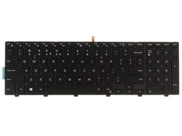 Tipkovnica backlight za prenosnik Dell Inspiron 15 3541 3551 5542 5558 17 5748 5755 5759 Latitude 3550 Vostro 3558 KB147US SLOV. nalepke Š Đ Ž Ć Č